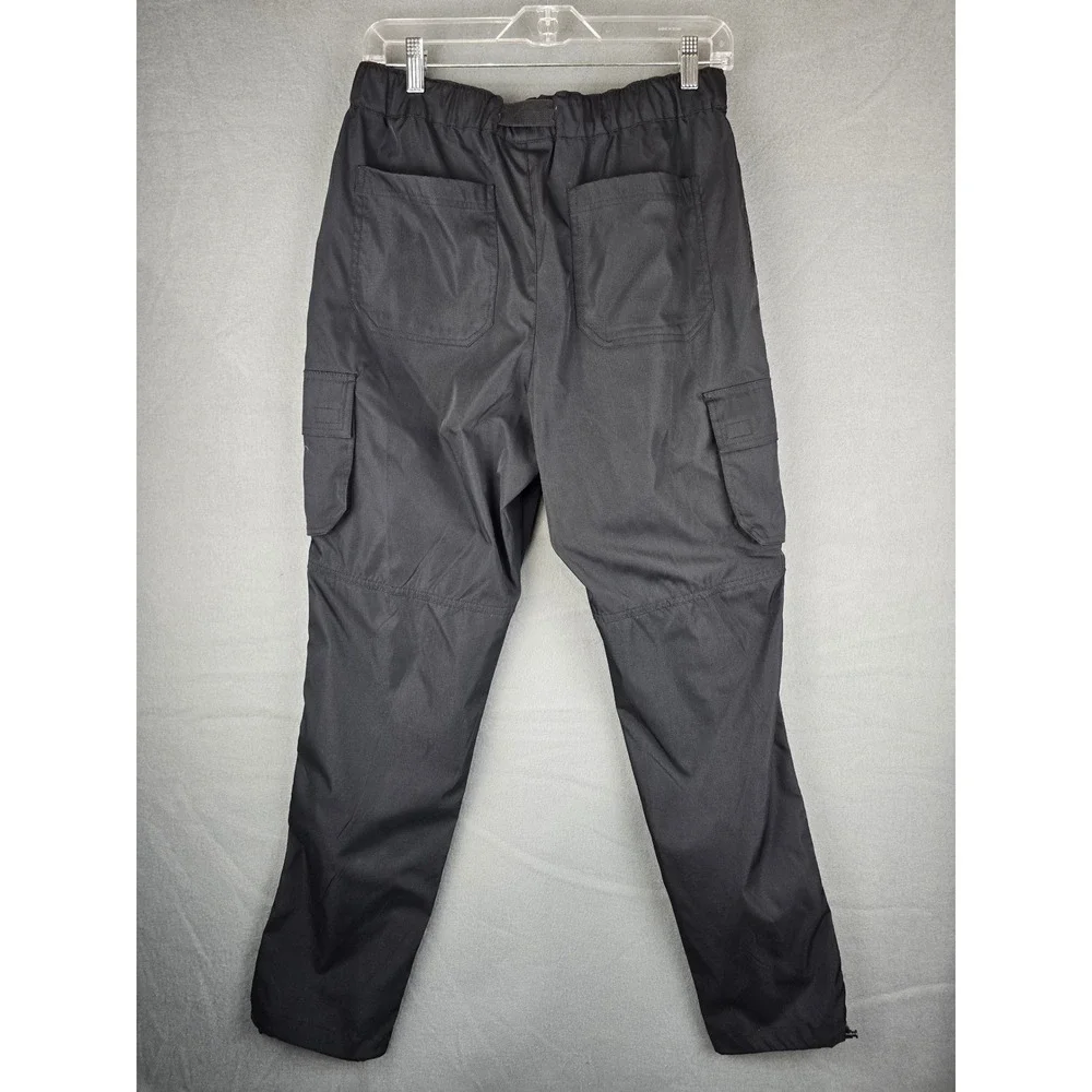 Ninth Hall Cargo Pants Mens S Black Belted Utility Streetwear Gorpcore